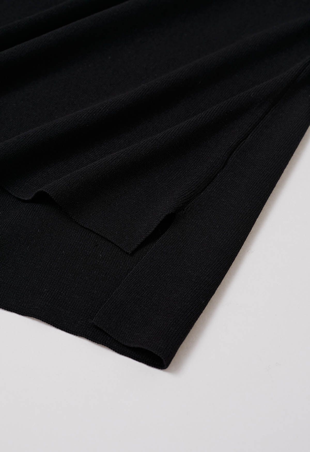 Black Aura Knit Set for women
