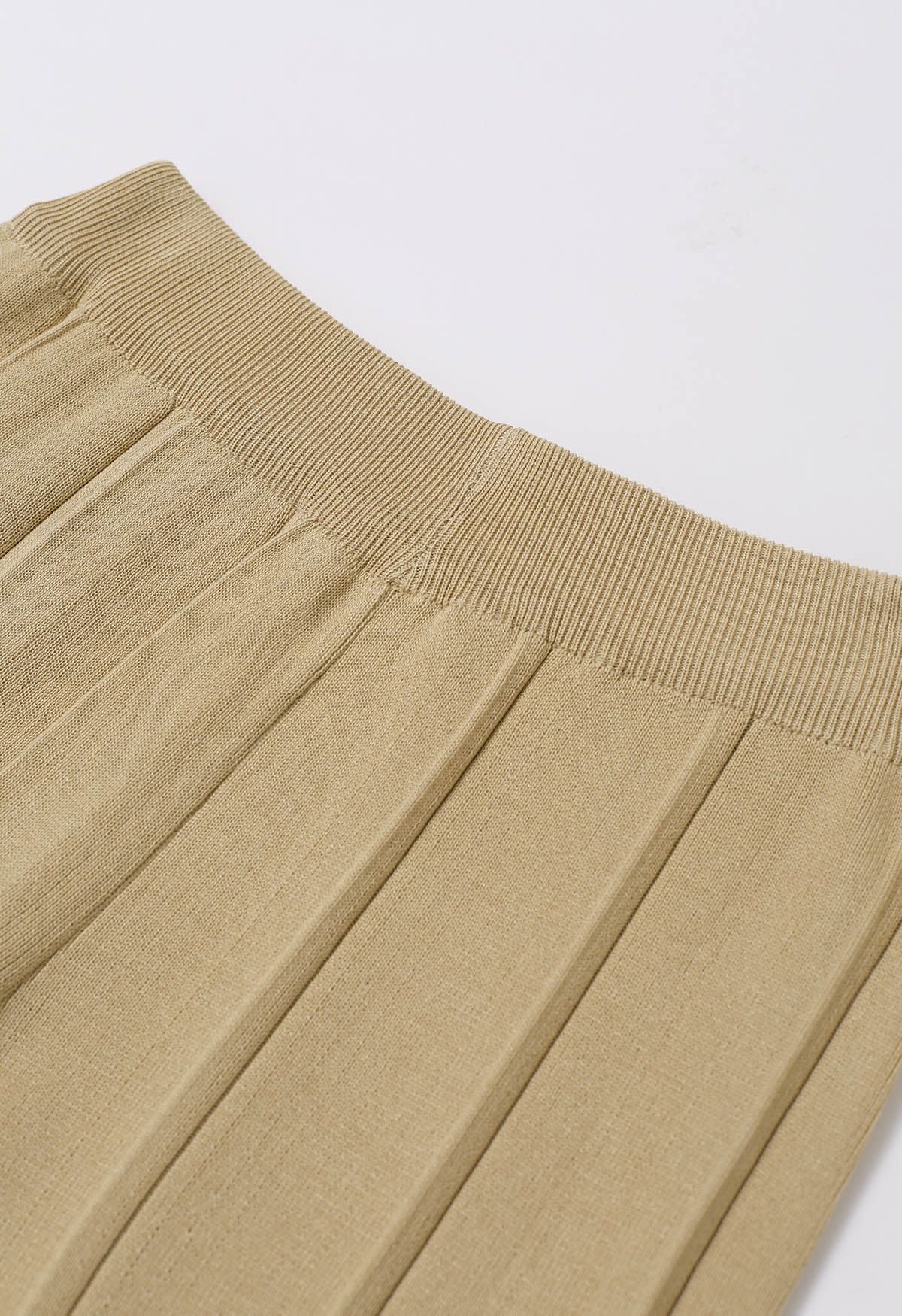 Golden beige Knit set for women