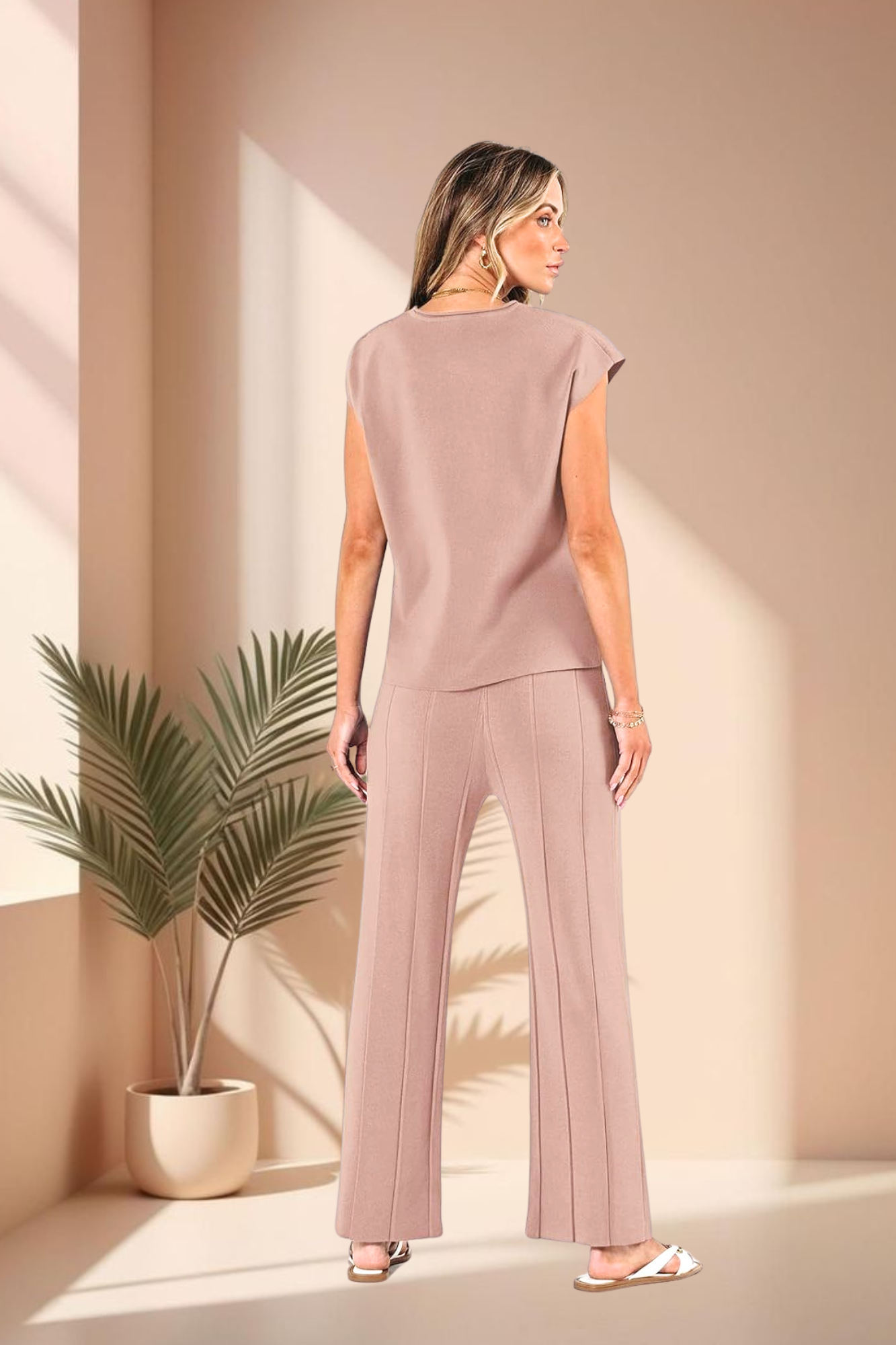 Nude Serenity Knit set for women