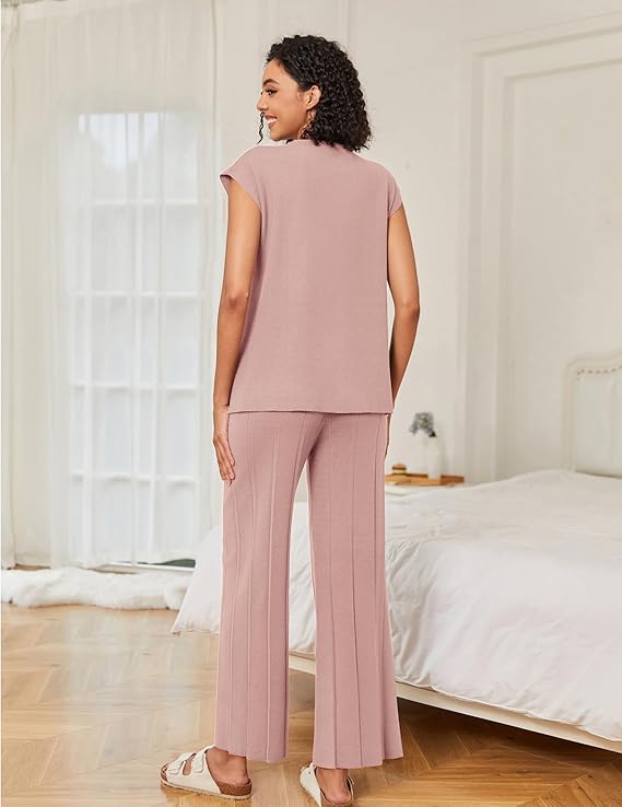 Nude Serenity Knit set for women