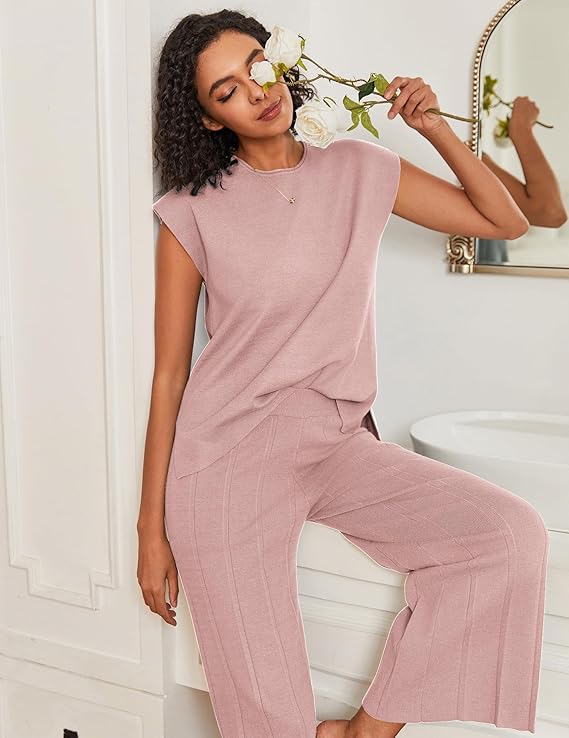 Nude Serenity Knit set for women