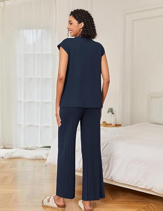 Navy Energy Knit Set for women