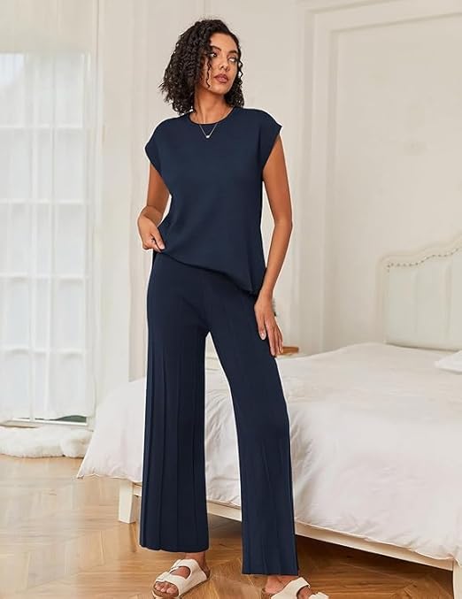 Navy Energy Knit Set for women