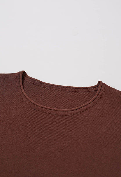 Mocha Flow Knit Set for women