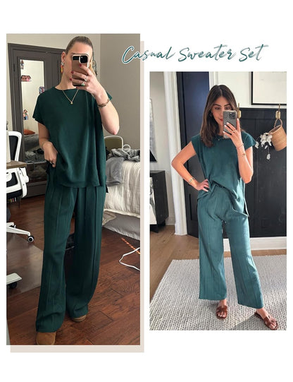 Jade whisper Knit Set for women