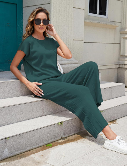 Jade whisper Knit Set for women