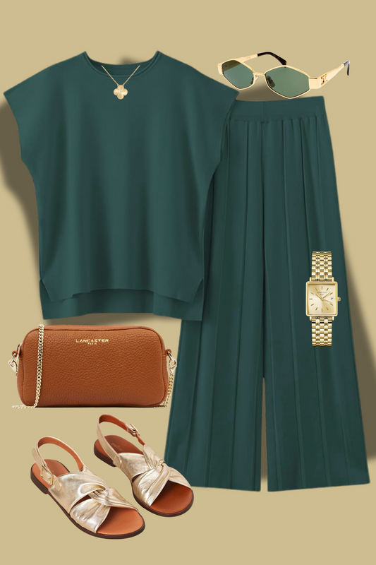 Jade whisper Knit Set for women