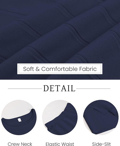 Navy Energy Knit Set for women