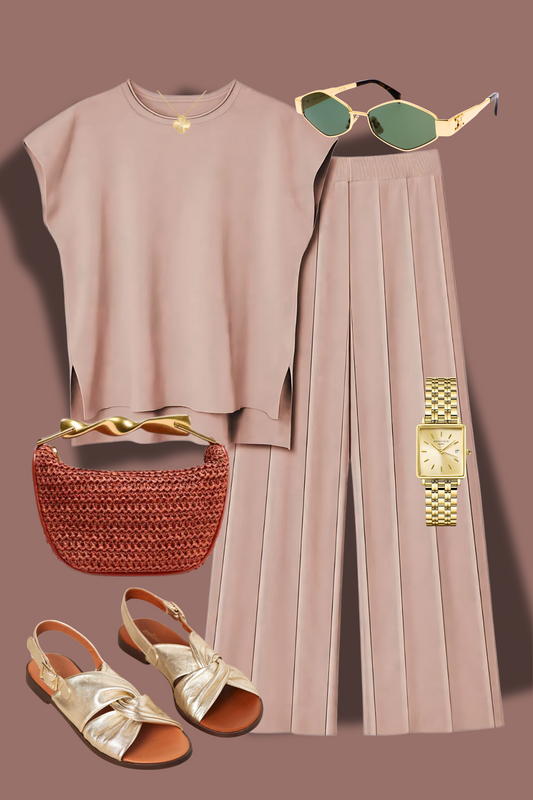 Nude Serenity Knit set for women